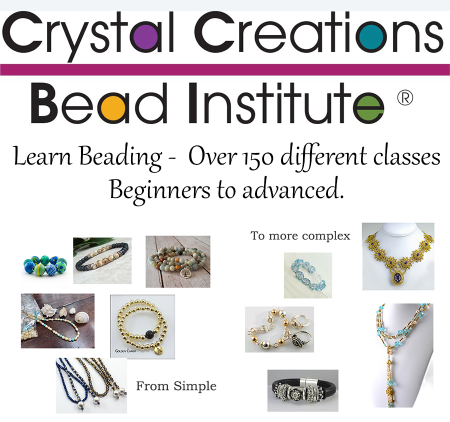 Crystal Creations is open Tuesday 10:00-4:00, Thursday 10:00-4:00, Friday 10:00-4:00, Saturday 10:00-4:00. Crystal Creations Bead Institute we have some great bead weaving intro classes coming up just for you. Take advantage of them and learn the basics! With our 34 years experience, you are sure to gain a solid foundation. Join us for these Intro classes coming up.