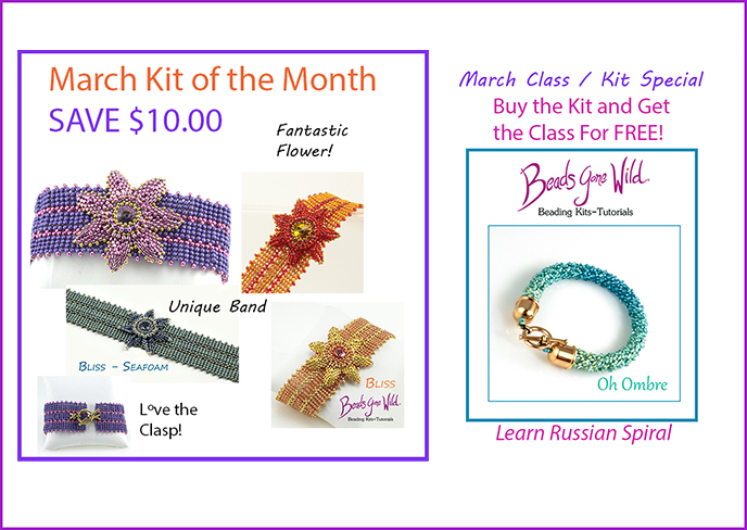 Learn beading with our private classes and mini lessons.